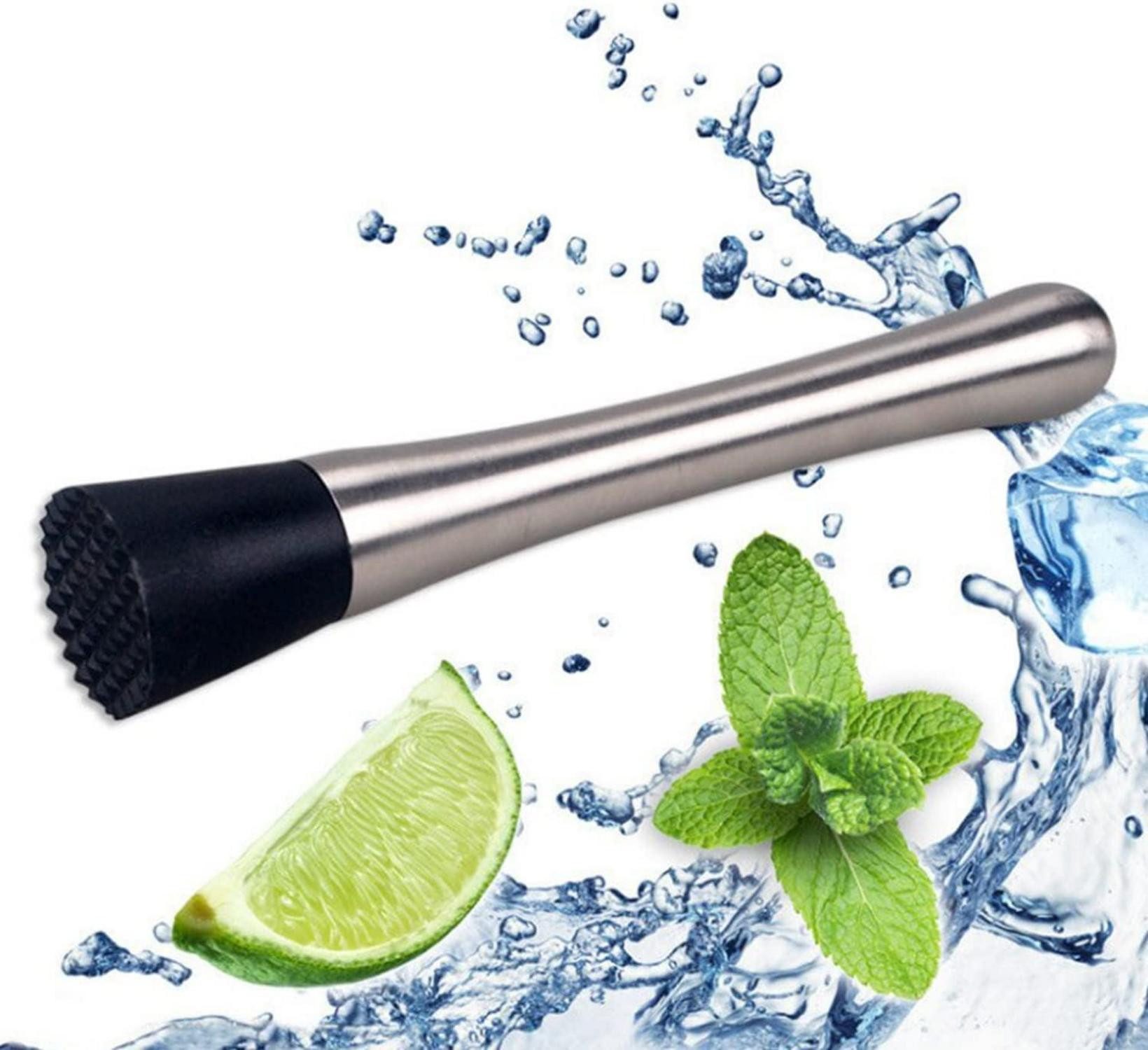 LuxusKollektion Kochlöffelhalter Cocktail Stössel Edelstahl Ice günstig online kaufen