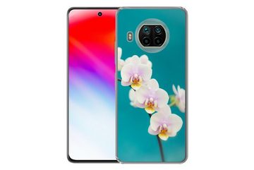 MuchoWow Handyhülle Orchidee - Blumen - Pflanze - Weiß - Lila, Phone Case, Handyhülle Xiaomi Mi 10T Lite, Silikon, Schutzhülle