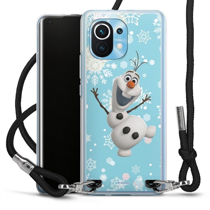DeinDesign Handyhülle Frozen Olaf Disney Offizielles Lizenzprodukt Frozen Olaf Xiaomi Mi 11 Handykette Hülle mit Band Case zum Umhängen