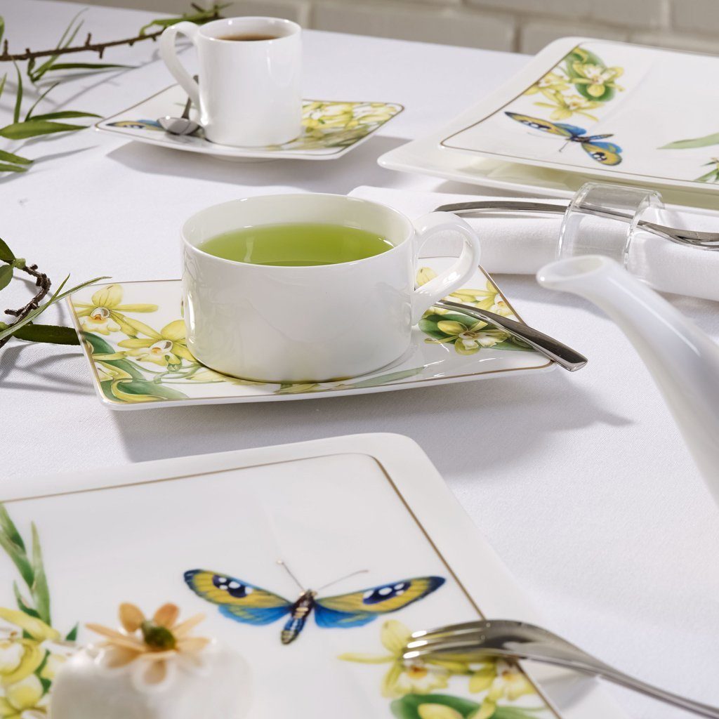 Villeroy & Boch Signature Untertasse Amazonia Untertasse, (1 St), Premium Bone Porcelain, 1 Stck, spülmaschinenfest, Made in Germany