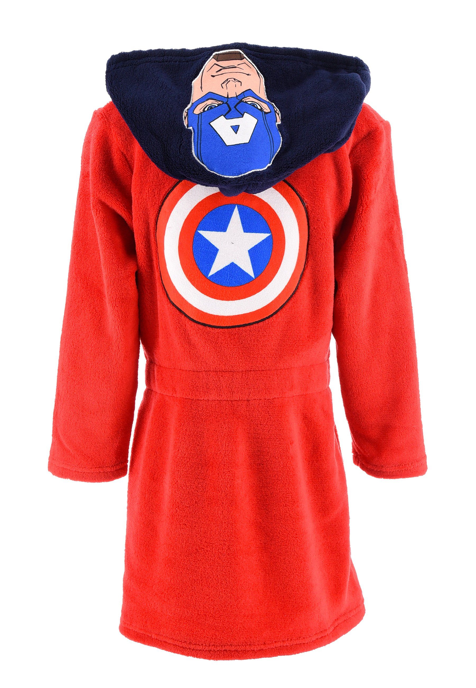 The AVENGERS Kinderbademantel Captain America Kinder Jungen Bademantel