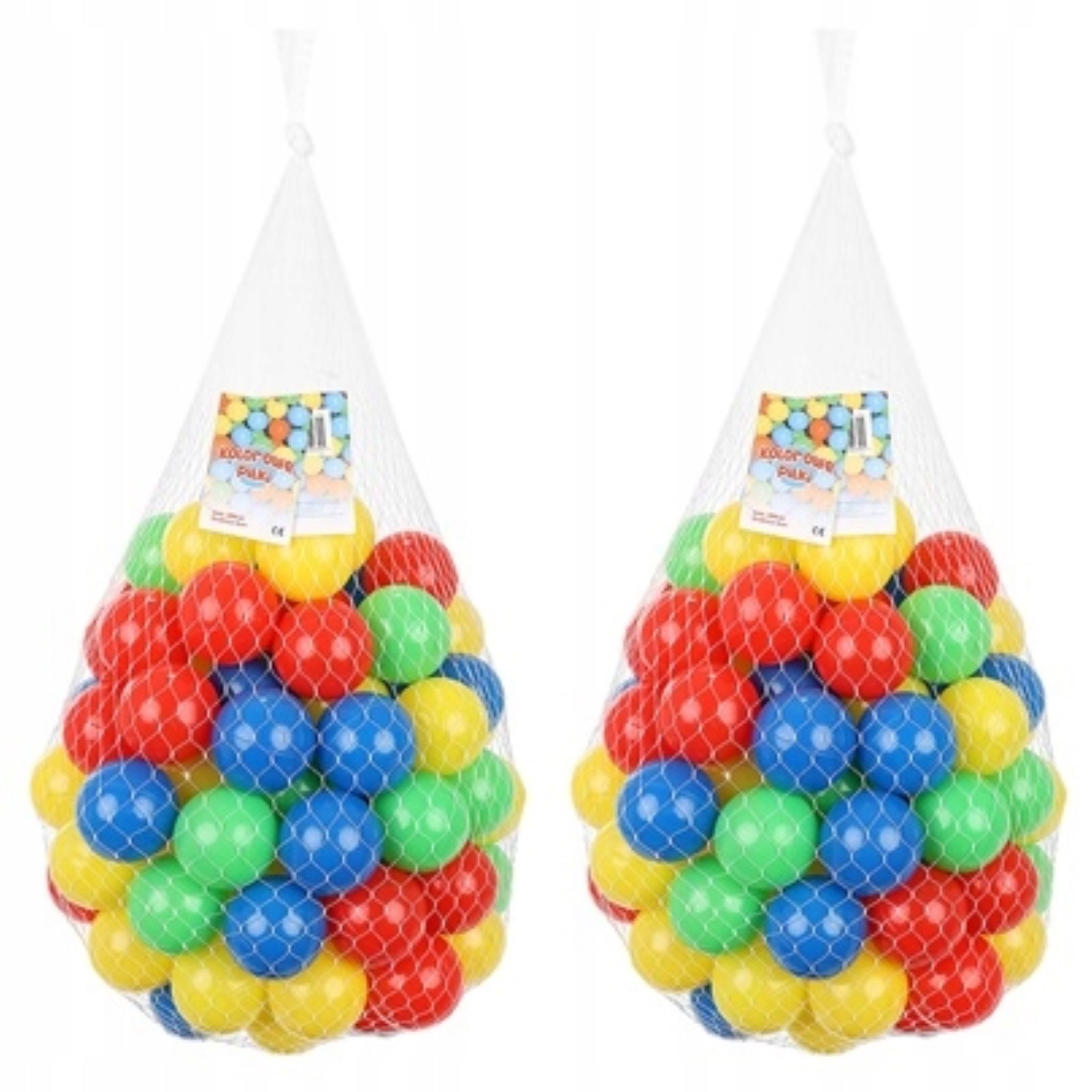 Festivalartikel Bällebad-Bälle Bunte Plastikbälle 200 Stk, 5,5 cm Durchmesser. (200-St)