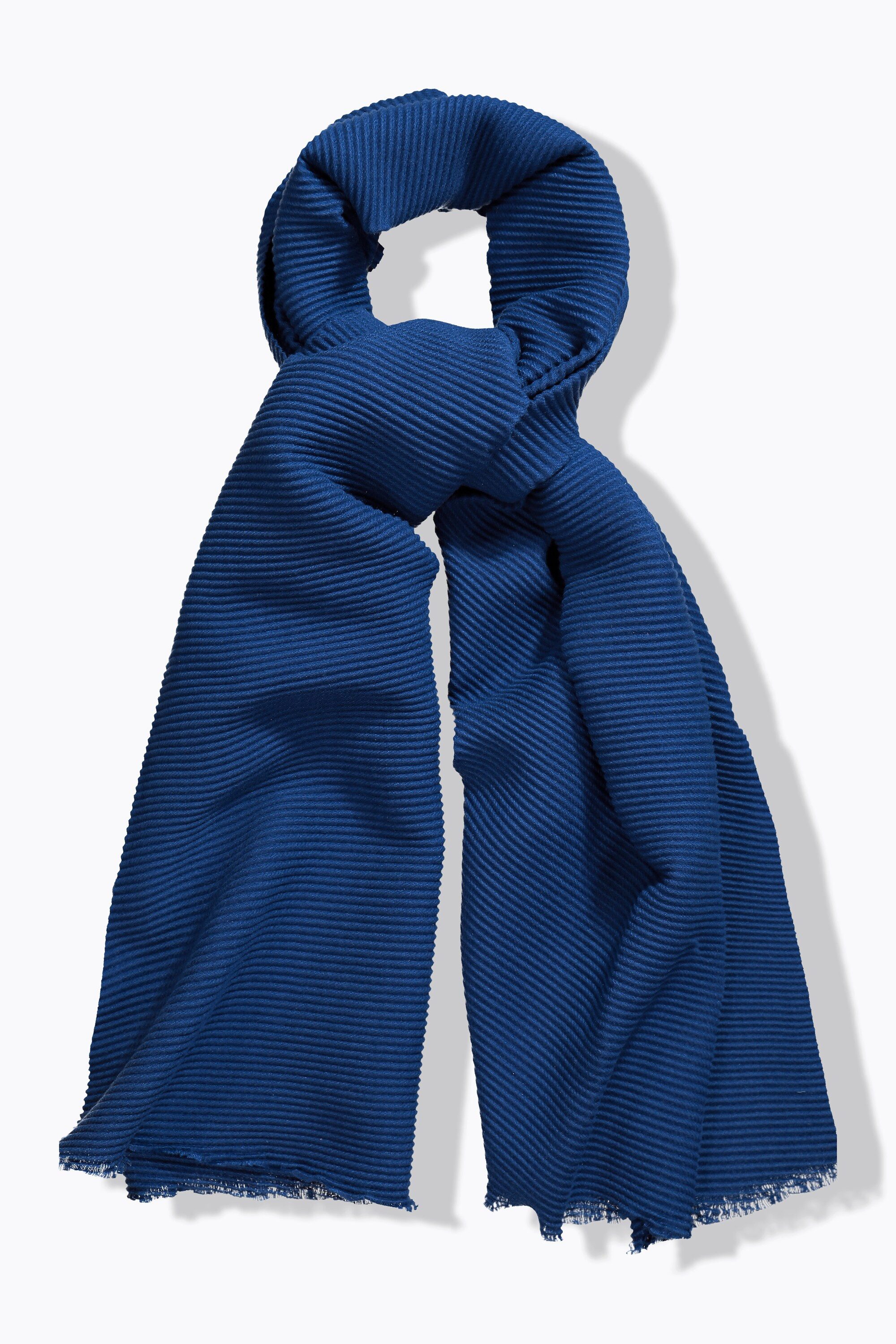 Ulla Popken Halstuch Plisseeschal einfarbig luftig-leicht günstig online kaufen