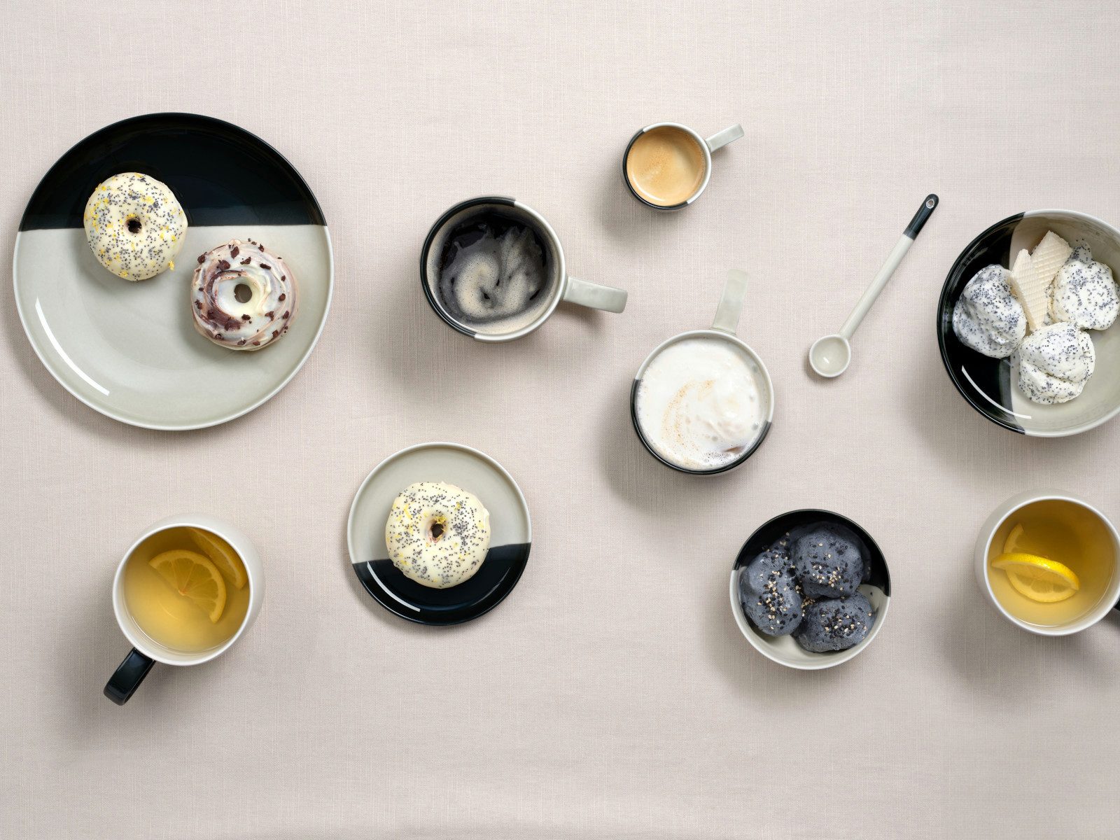 ASA SELECTION Kaffeelöffel joy Set Löffel black currant smoothie 15 cm Set3