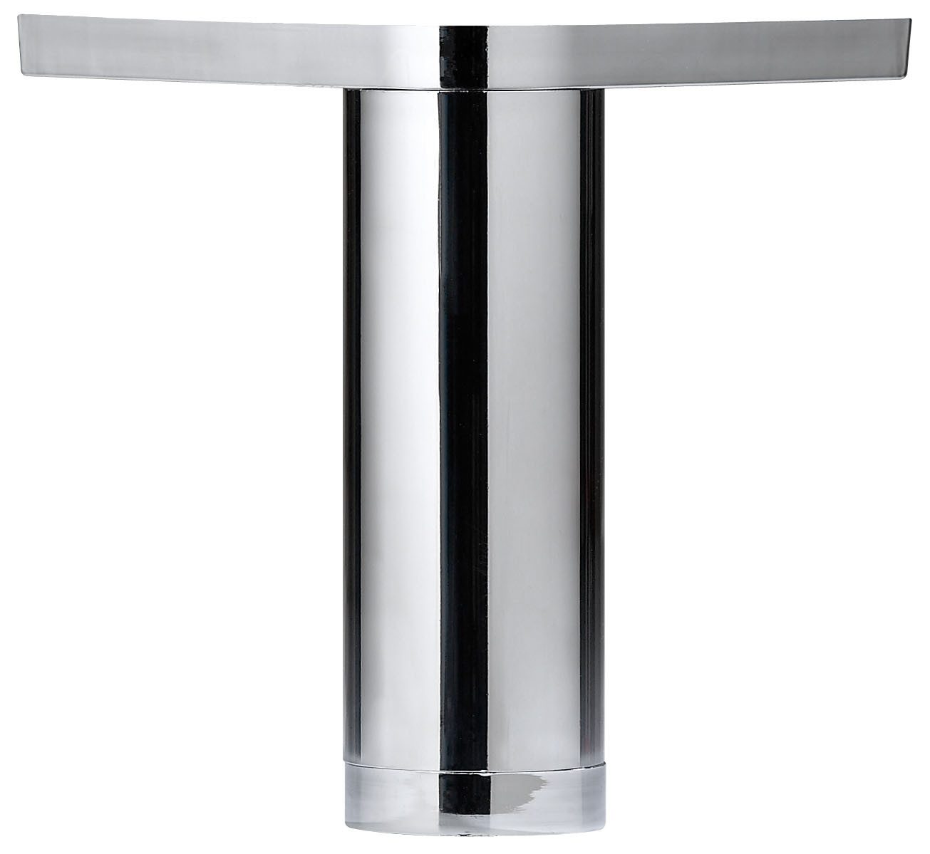 Saphir Möbelfuß chrom glanz rund, (2-St)