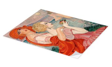 Posterlounge Wandfolie Gerda Wegener, Auf dem Weg nach Anacapri, Wohnzimmer Vintage Malerei
