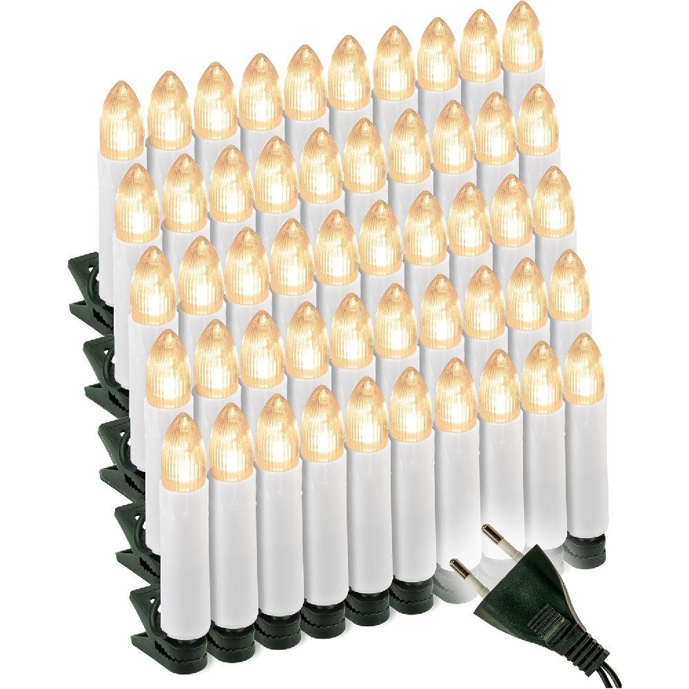 Nipach LED-Christbaumkerzen XI11596 LED Weihnachtsbaumbeleuchtung 50er günstig online kaufen