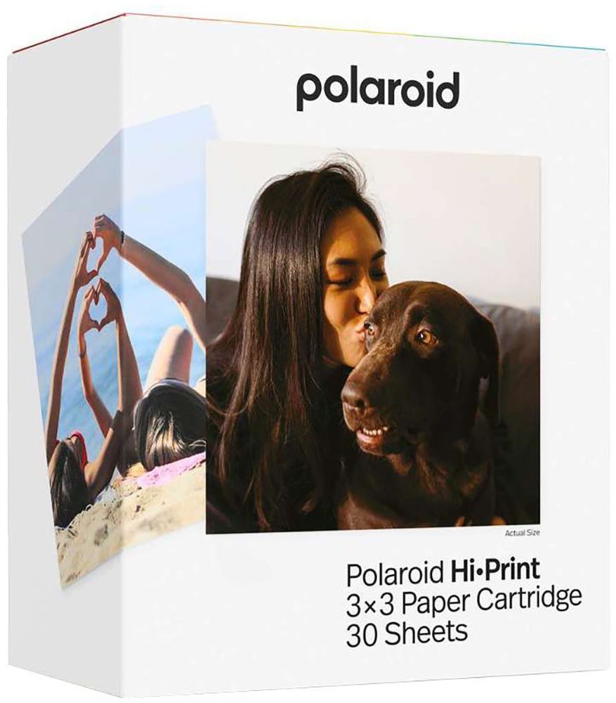Polaroid Fotopapier Hi Print 3x3 Papierkassette - 30 Blatt