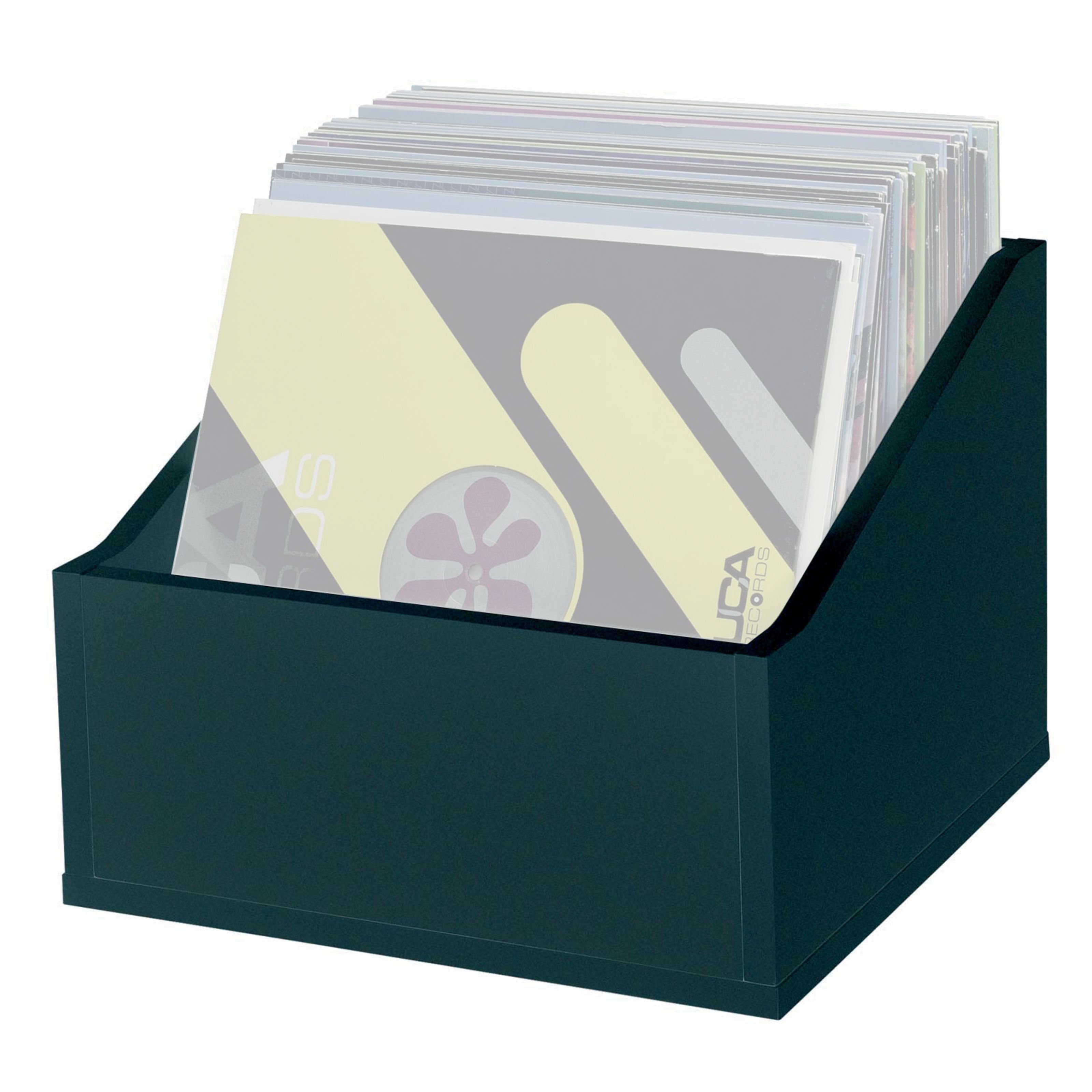 GLORIOUS Mischpult, (Record Box Advanced 110 black, DJ-Möbel, Vinyl Aufbewahrung), Record Box Advanced 110 black - Vinyl Aufbewahrung