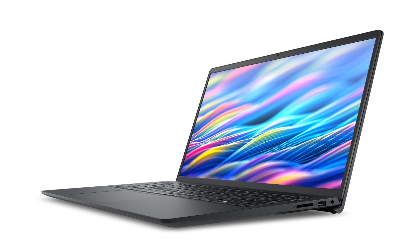 Dell DC15255 Laptop Ryzen 5 7520U, 8GB RAM, 512GB SSD Windows 11 Notebook (39,6 cm/15.6 Zoll, AMD Ryzen 5 7520U, Radeon Graphics, 512 GB SSD, 120 Hz; Anti-Glare; IPS/WVA; SD-Kartenleser)