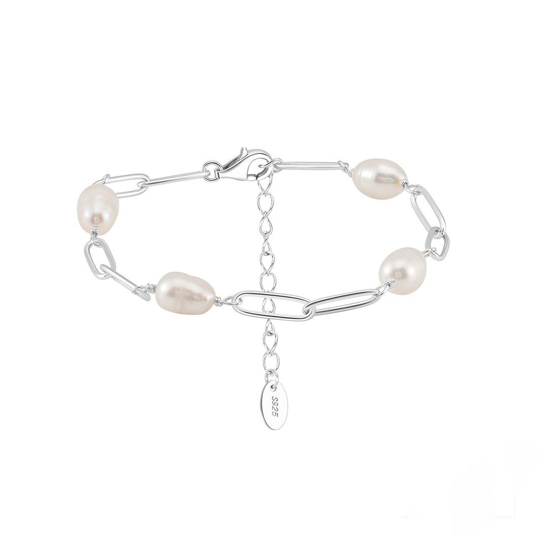 Suzan Gold Silberarmband Pearlvera – 925 Silber Armband mit Süßwasserperlen günstig online kaufen