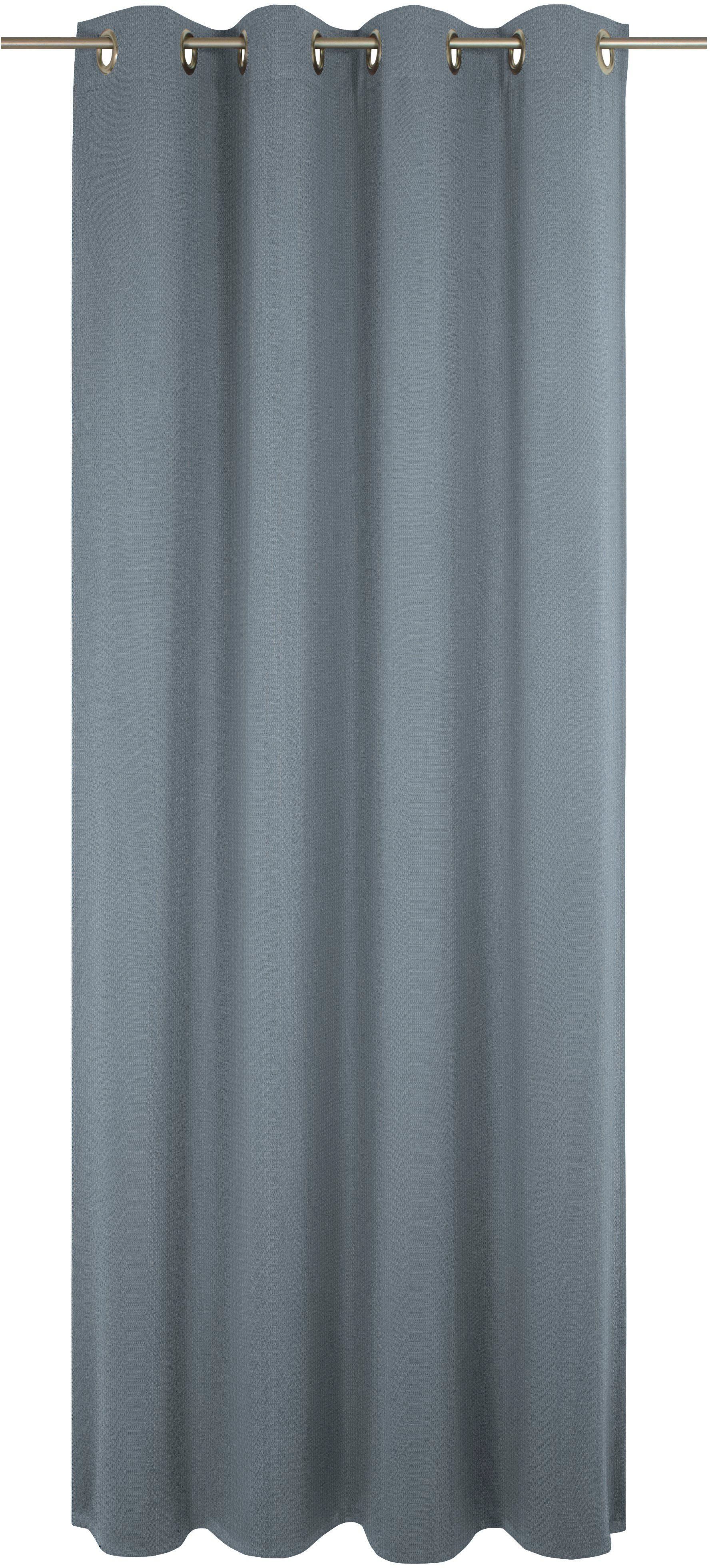 Vorhang Uni Collection light, Wirth, nach blickdicht, Ösen St), (1 Maß königsblau
