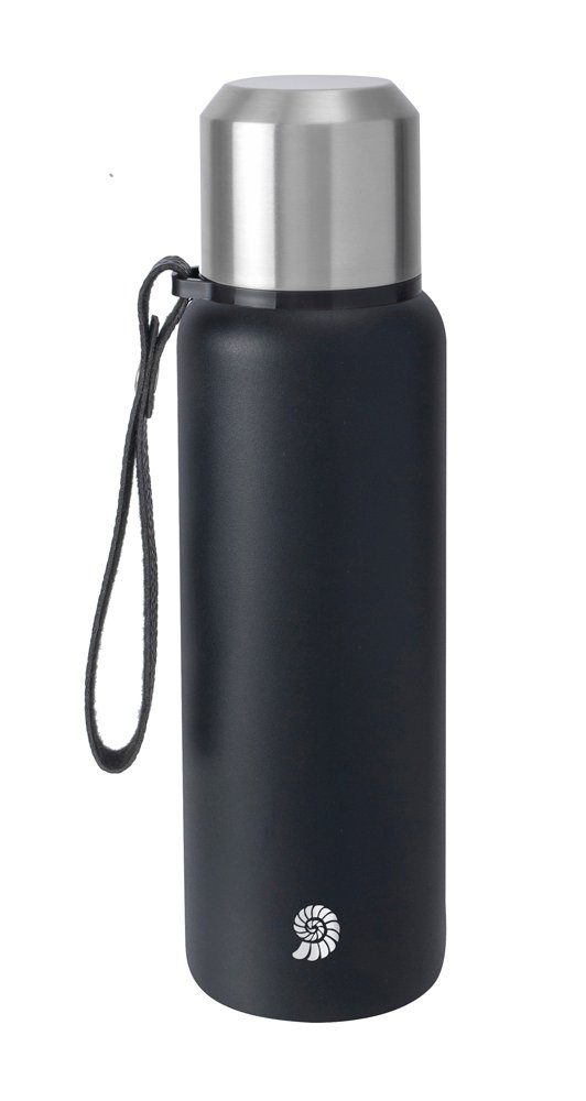 Origin Outdoors Isolierflasche, Origin Outdoors Isolierflasche 'PureSteel' - 1 L schwarz 1 Liter