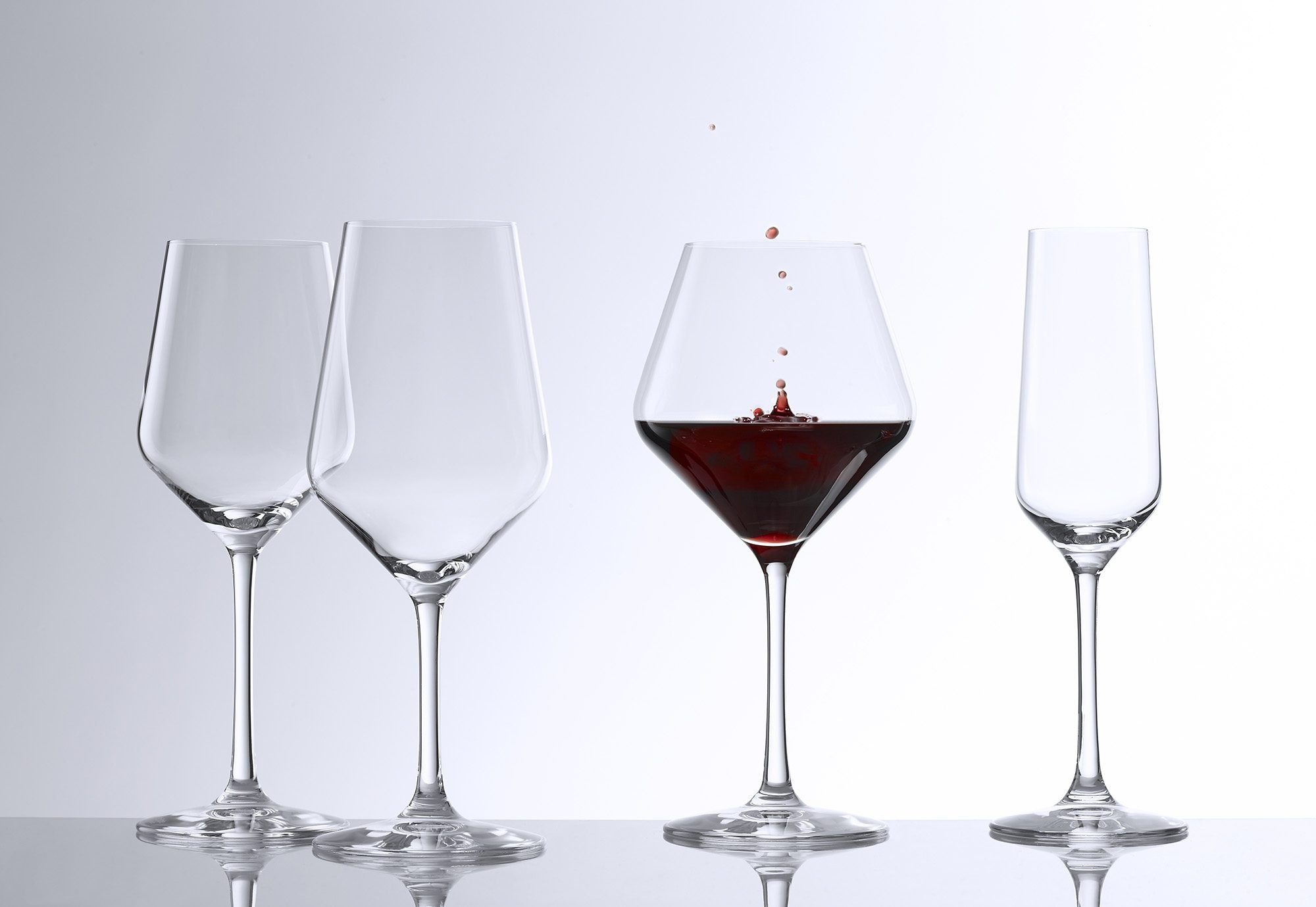 Stölzle Gläser-Set REVOLUTION, 6-tlg., Glas, robust und elegant, 6-teilig