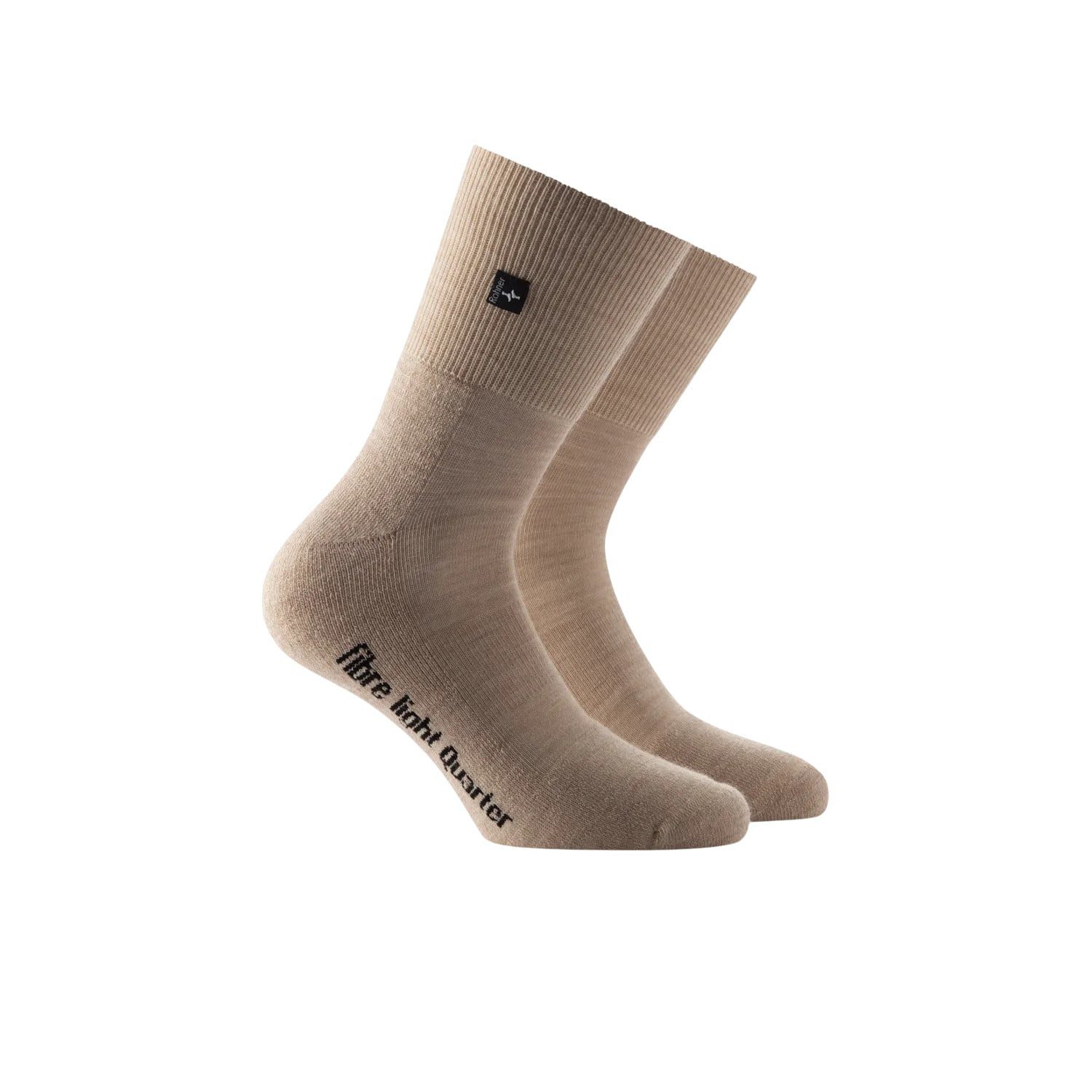 Wandersocken Fibre Light Quarter (Mischgewebe) beige - 1 Paar