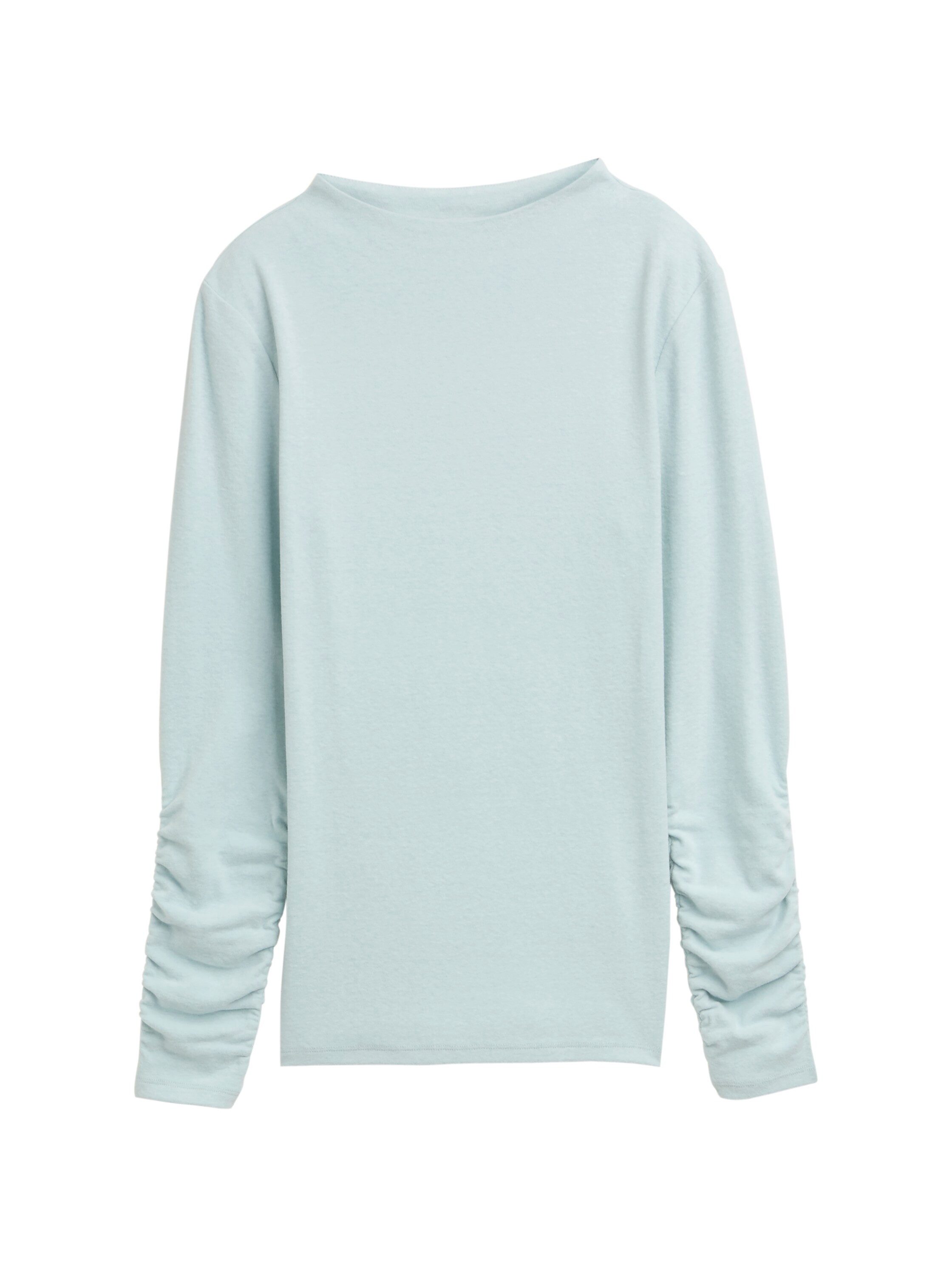 TOM TAILOR T-Shirt Langarmshirt mit Raffärmeln günstig online kaufen