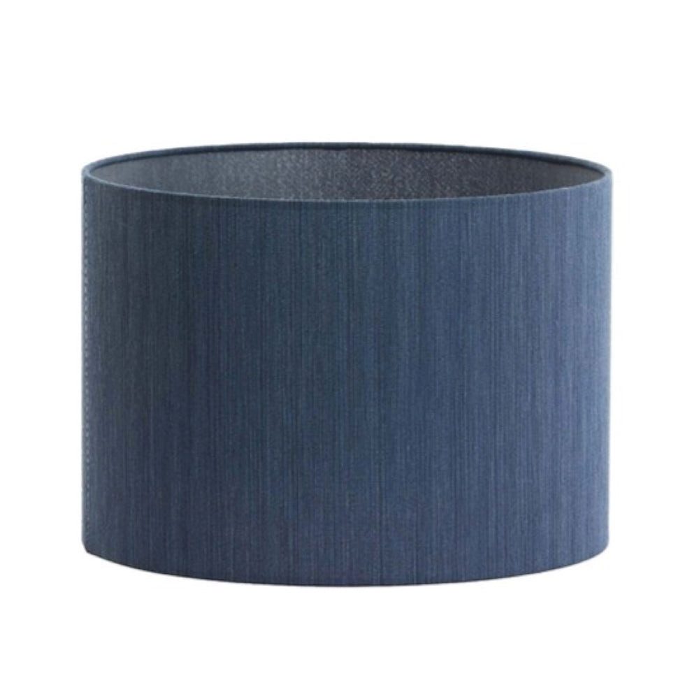 Dirk Davids Leuchten GmbH Lampenschirm Lampenschirm für Tischleuchte Zylinder Blau 40-40-30, Blaues, elegantes Design