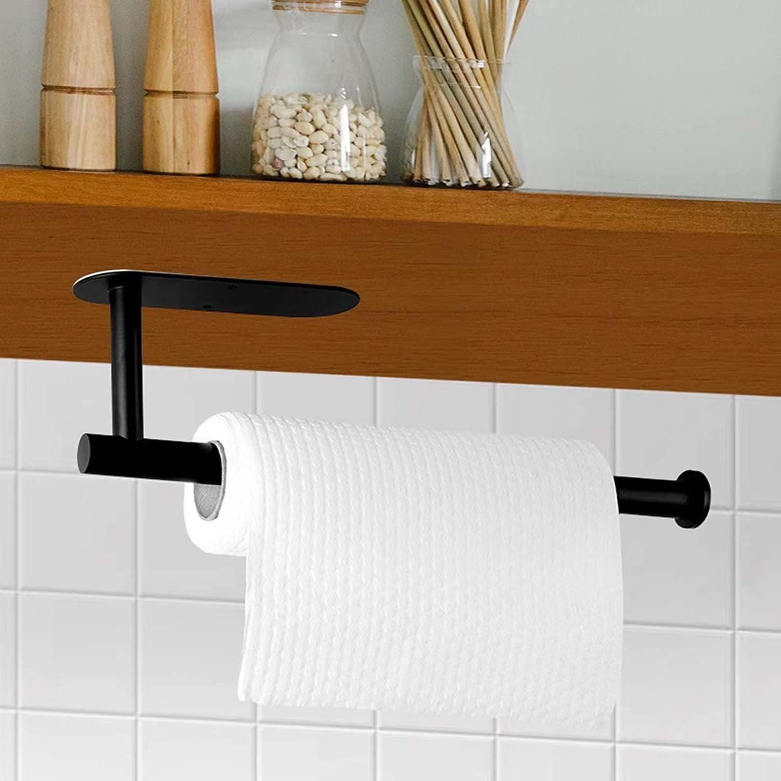 Aatrx Toilettenpapierhalter Küchenregal ohne Mehrzweck-Toilettenpapierhalter (1-St) Stanzen