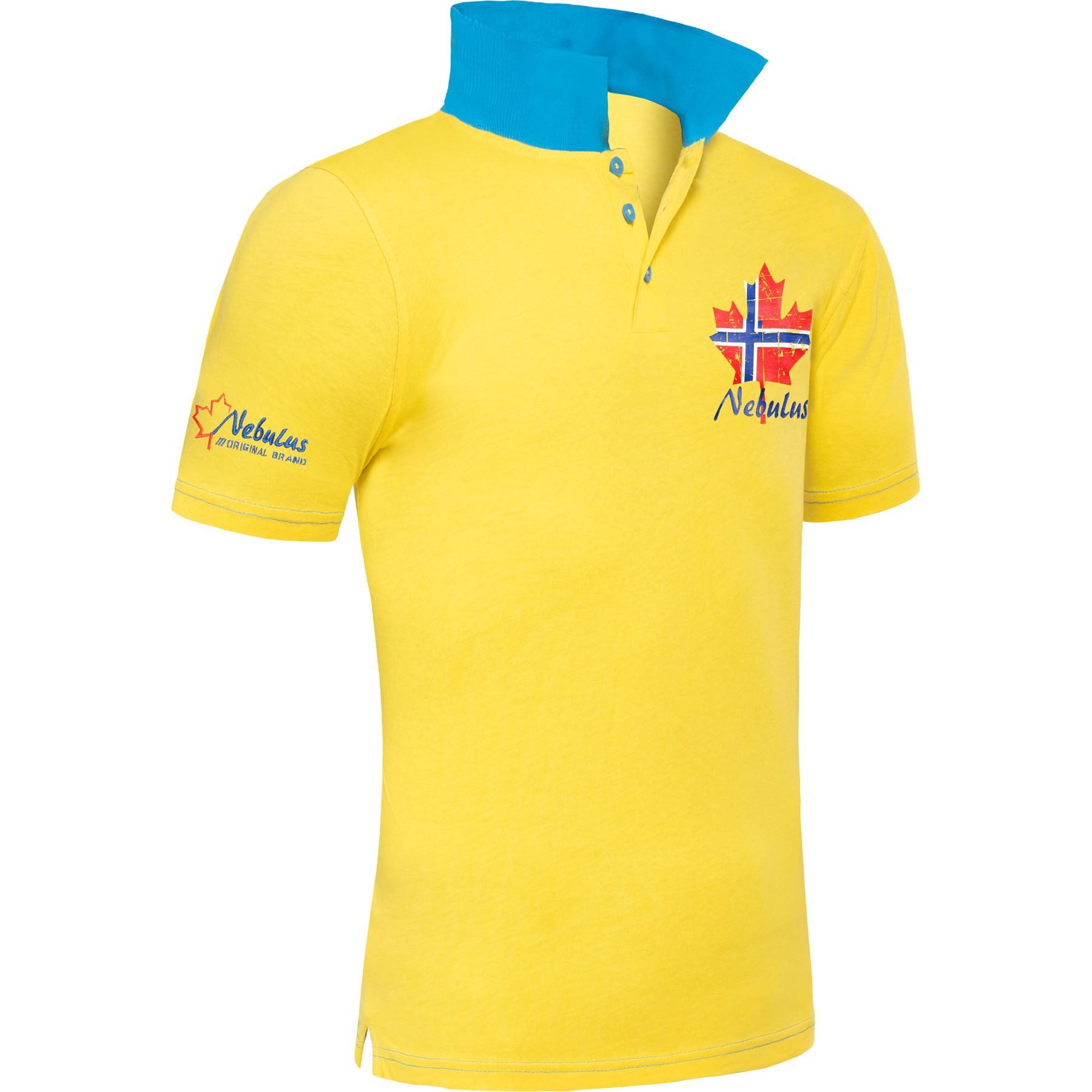 Nebulus Poloshirt SANDY, P5295 - Herren, gelb, L