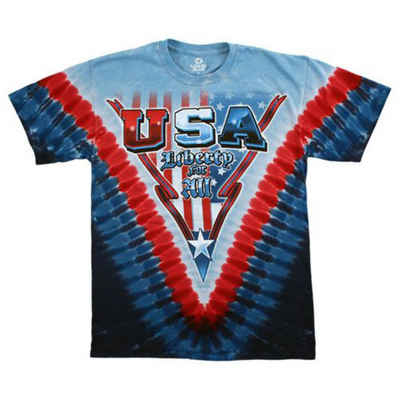 Liquid Blue T-Shirt USA Liberty For All