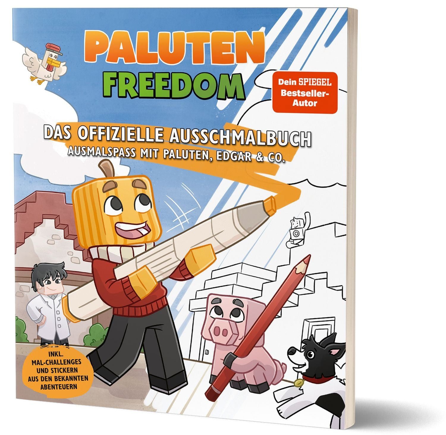 Das offizielle Ausschmalbuch / Paluten, Ausmalspaß mit Paluten, Edgar und Co.