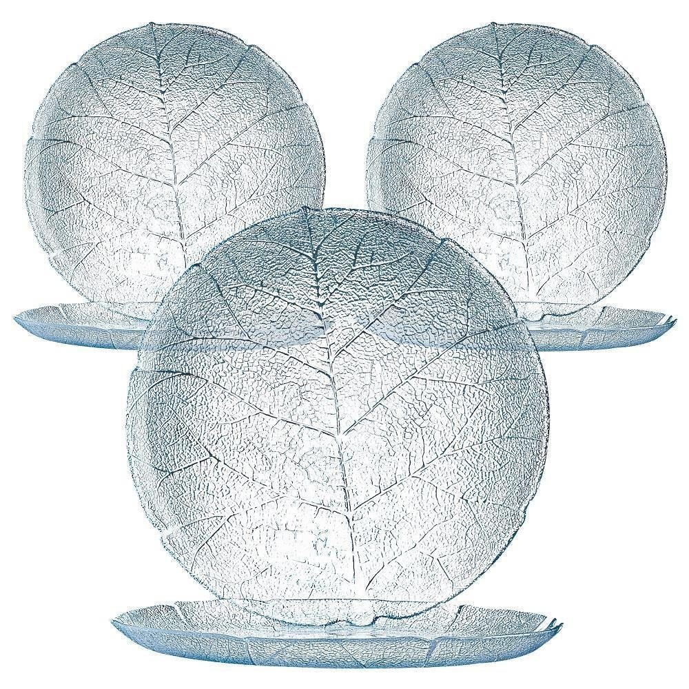 Luminarc Gebäckteller Luminarc Aspen Teller flach 19 cm 6er Set, Glas, (Spar-Set), Luminarc Aspen Teller flach 19 cm