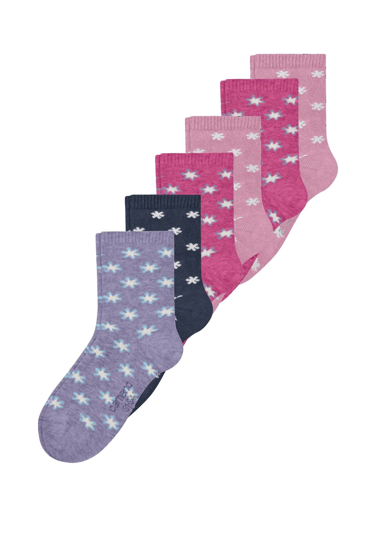 Pack 6er Socken Socken lilac petal Camano
