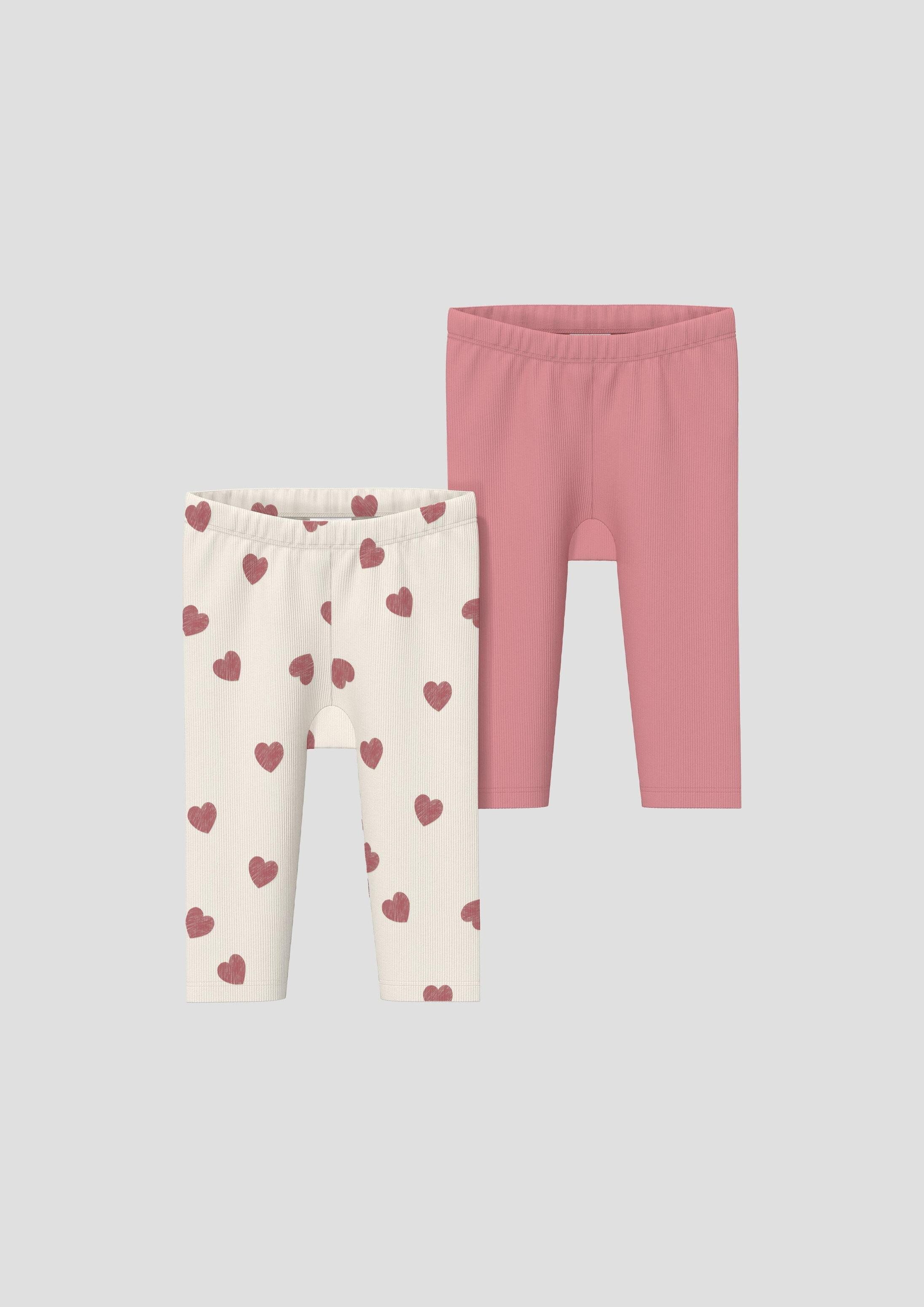 s.Oliver Leggings Leggings 2er-Pack Leggings aus Rippware