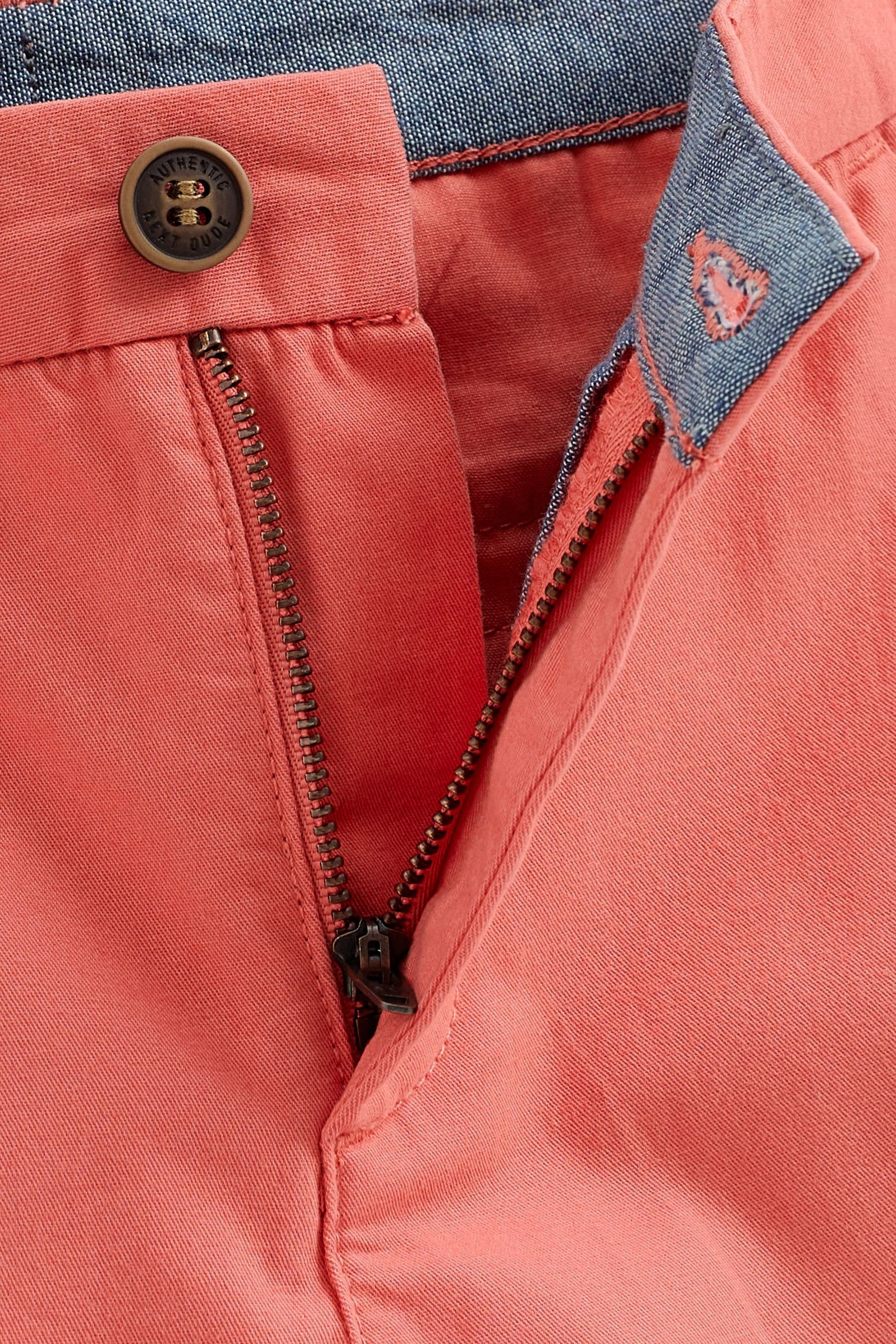 (1-tlg) Chinoshorts Next Coral Pink Chino-Shorts