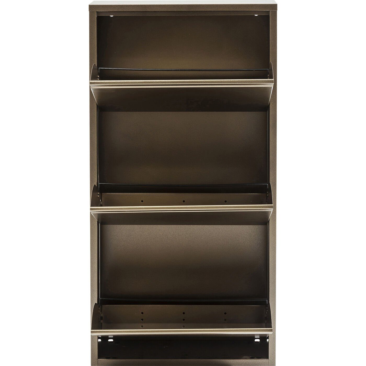 Kare Design Schuhschrank Caruso schmaler Schuhkipper mit 3 Klappen