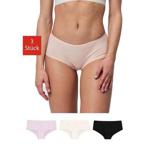 SNOCKS Hipster Panties Damen Unterhose (3-St) aus Bio-Baumwolle für ein bequemes Tragegefühl