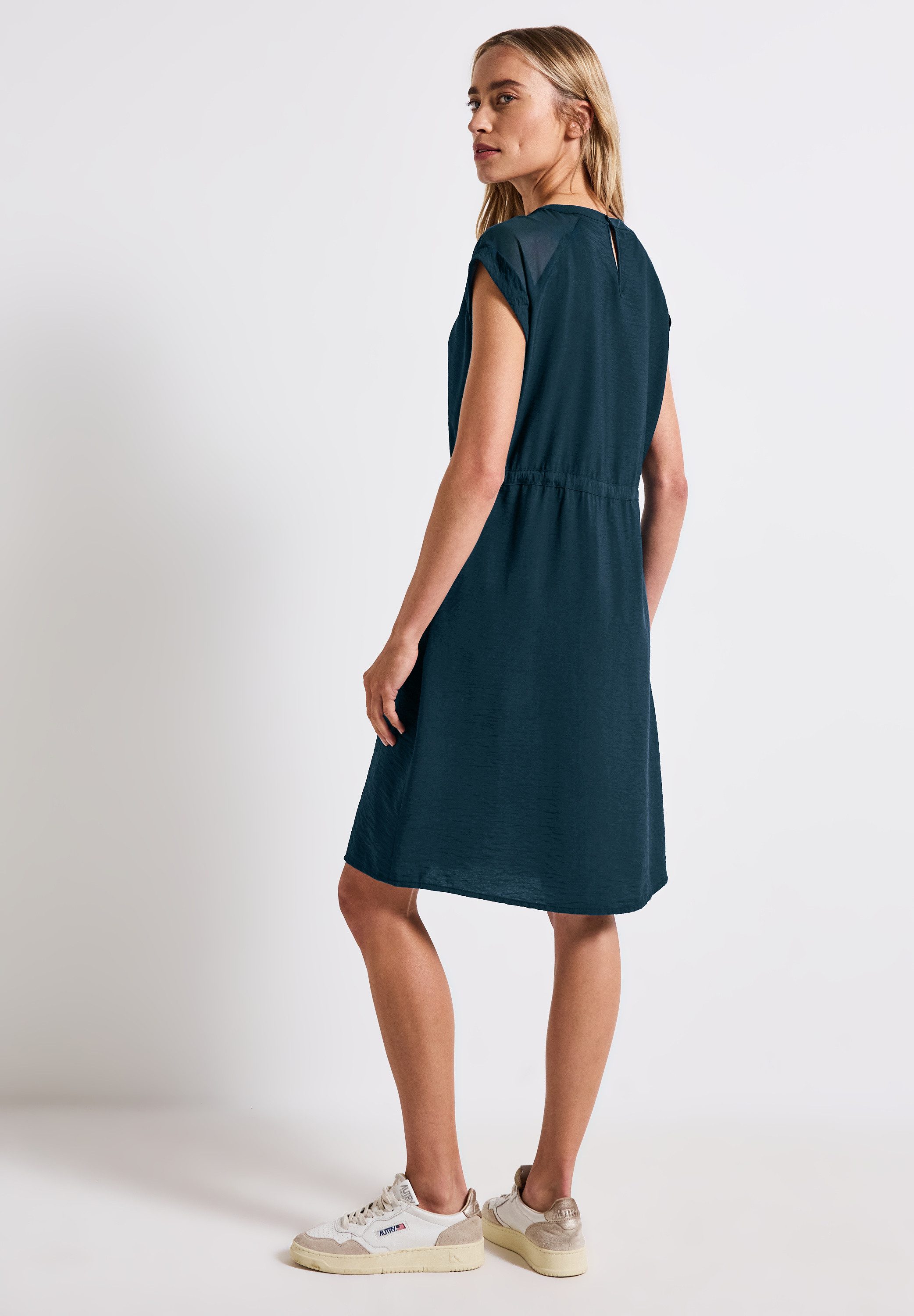 STREET ONE Shirtkleid mit Mesh-Details günstig online kaufen