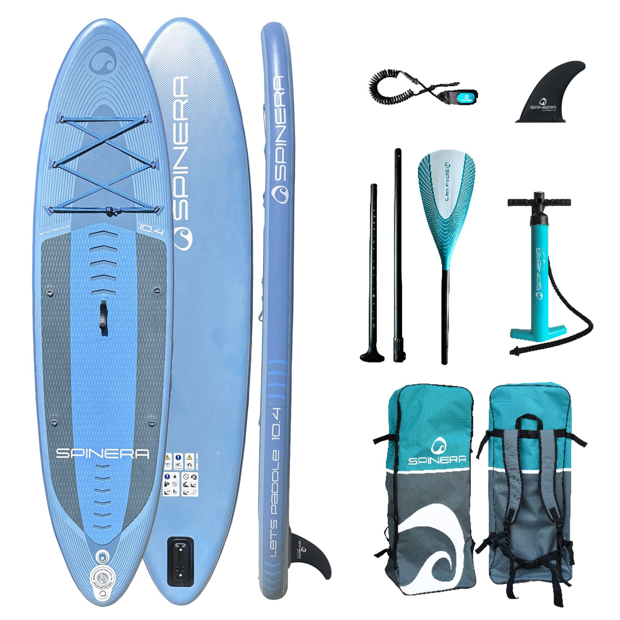 Spinera SUP-Board SPINERA LETS PADDLE 10.4 iSUP aufblasbar Surfboard Stand Up Paddle