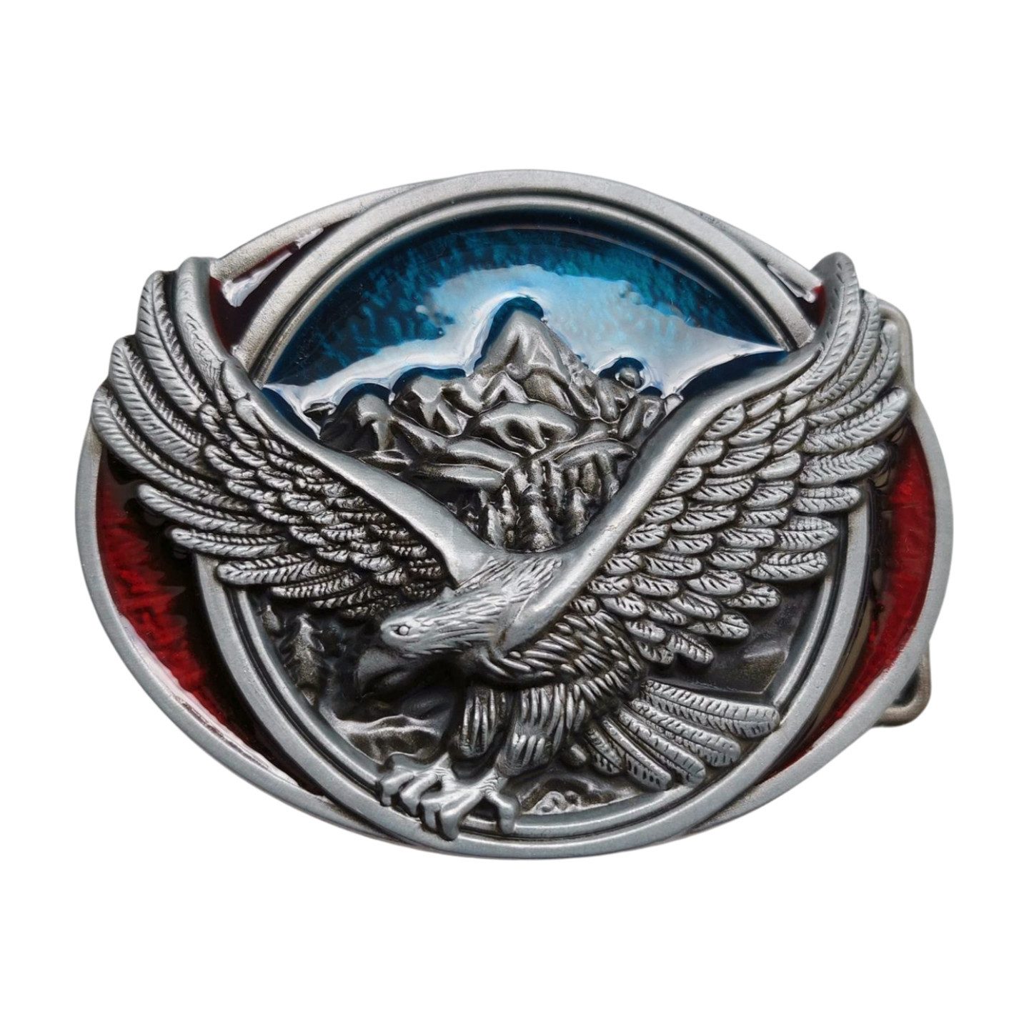 Ware aus aller Welt Gürtelschnalle Amerika Adler US Eagle Gürtelschließe Wechselschnalle Western Buckle