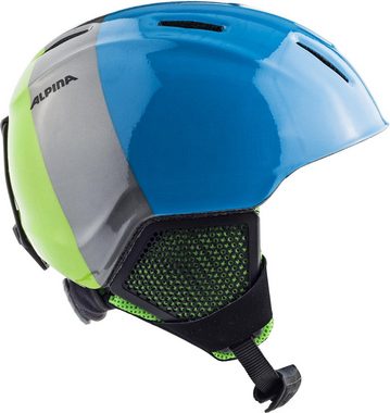 Alpina Sports Skihelm CARAT LX GREEN-BLUE-GREY