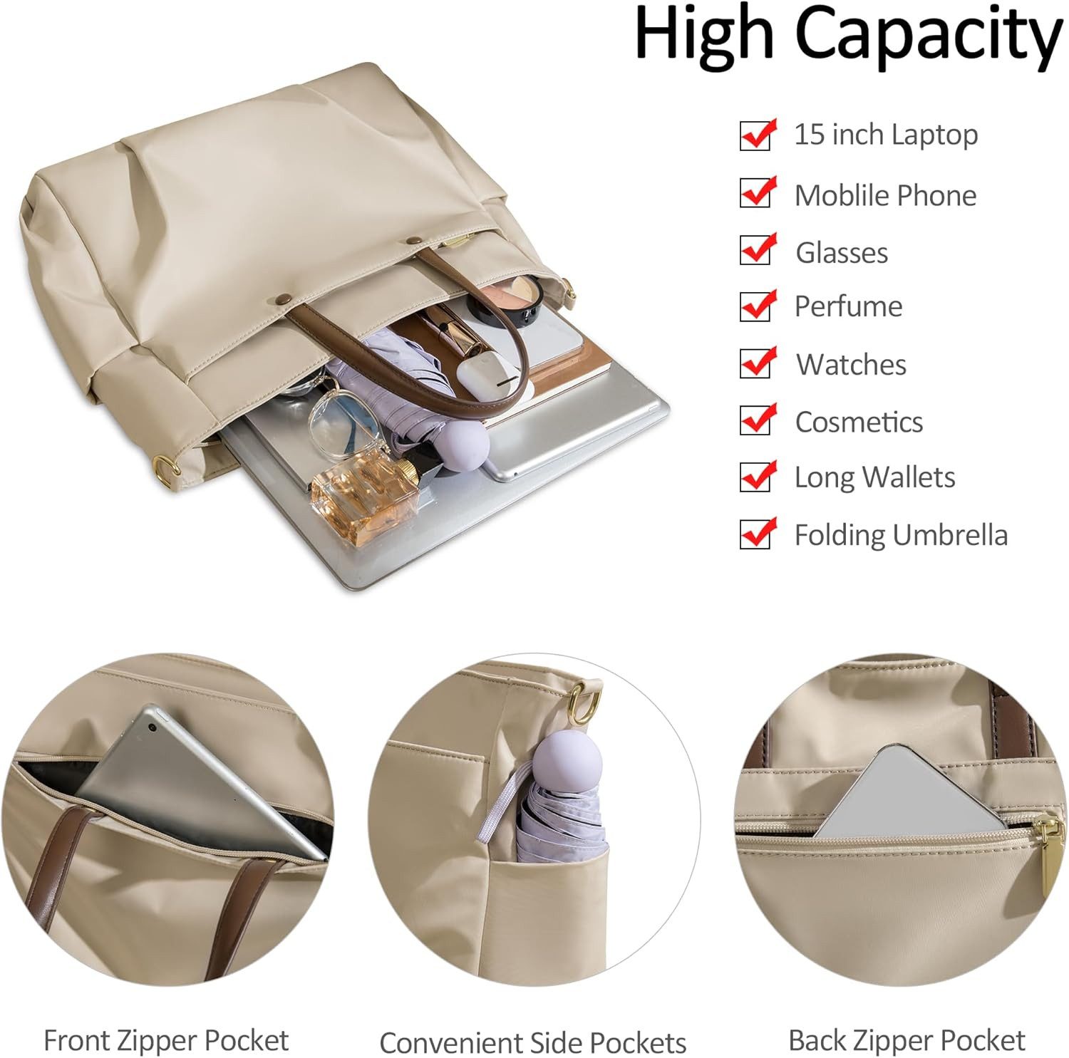 RWEUOQ Businesstasche Laptoptasche, Laptop Umhängetasche, Oxford günstig online kaufen