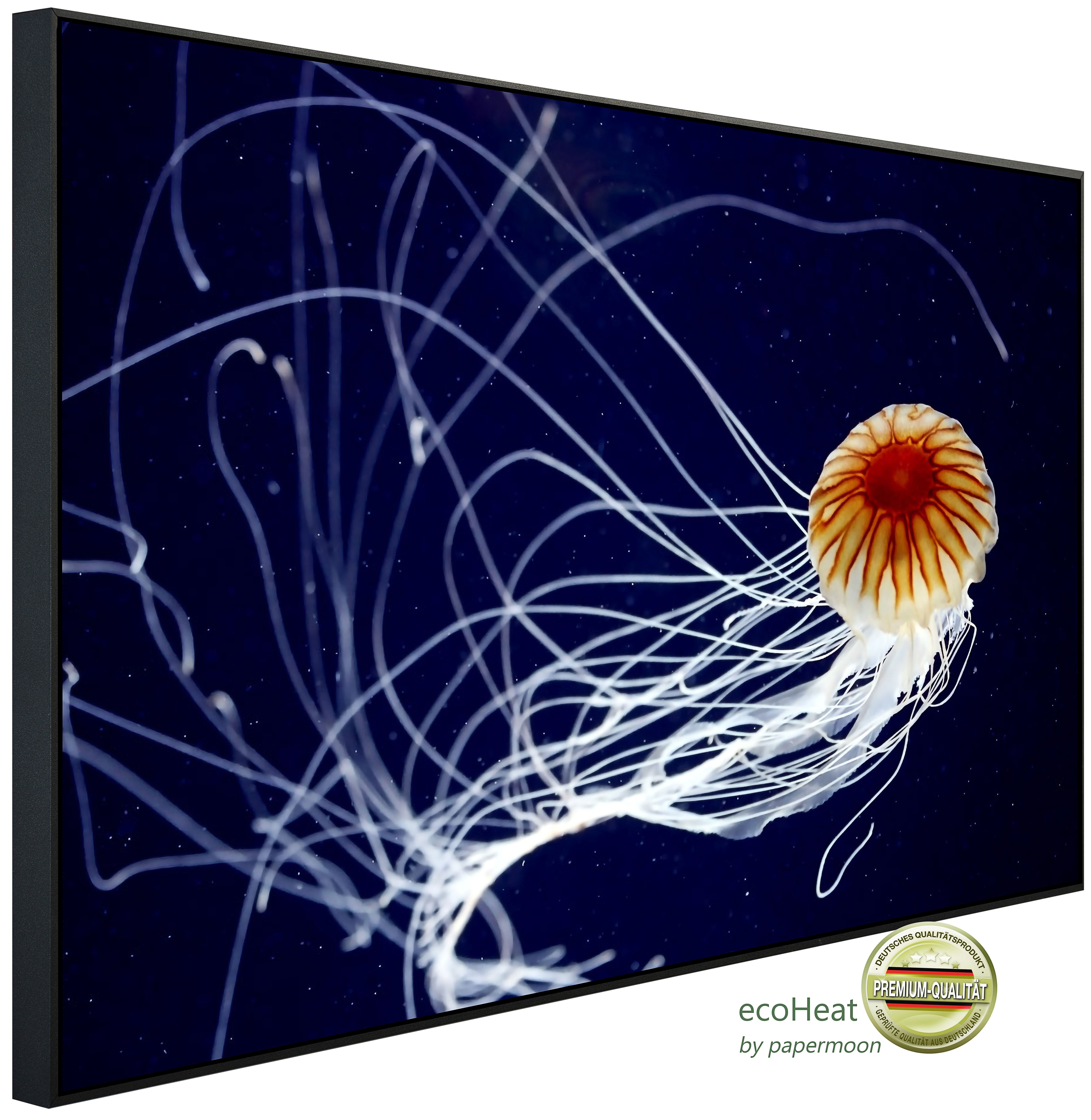 Papermoon Infrarotheizung INFRAROT-BILD-HEIZUNG, Qualle, TÜV-Rheinland/GS zertifiziert, angenehme Strahlungswärme