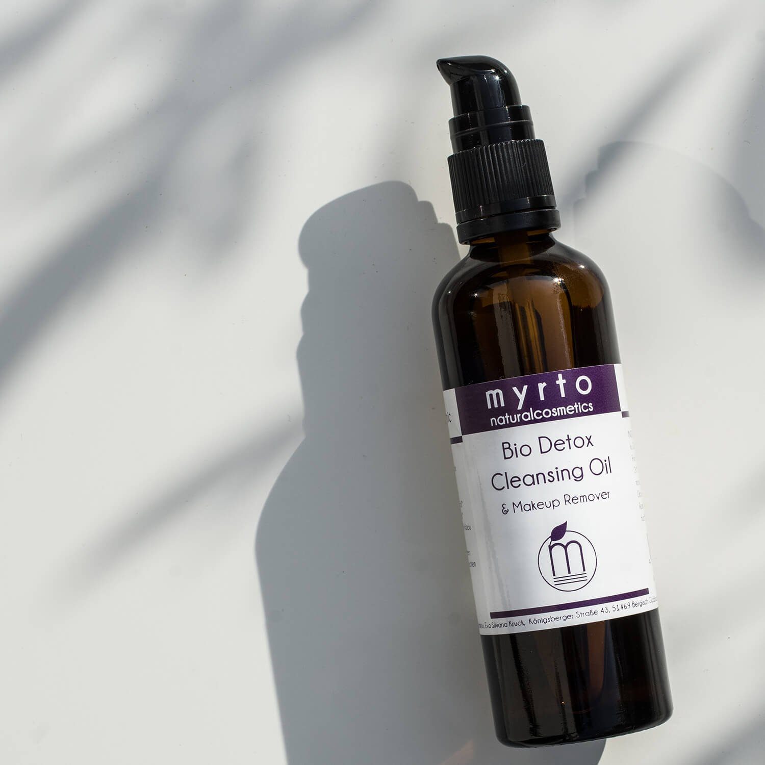 myrto Naturkosmetik Gesichts-Reinigungsöl Detox Cleansing Oil & Makeup Entferner, Codecheck: 100% EMPFEHLENSWERT (grüner Ring)