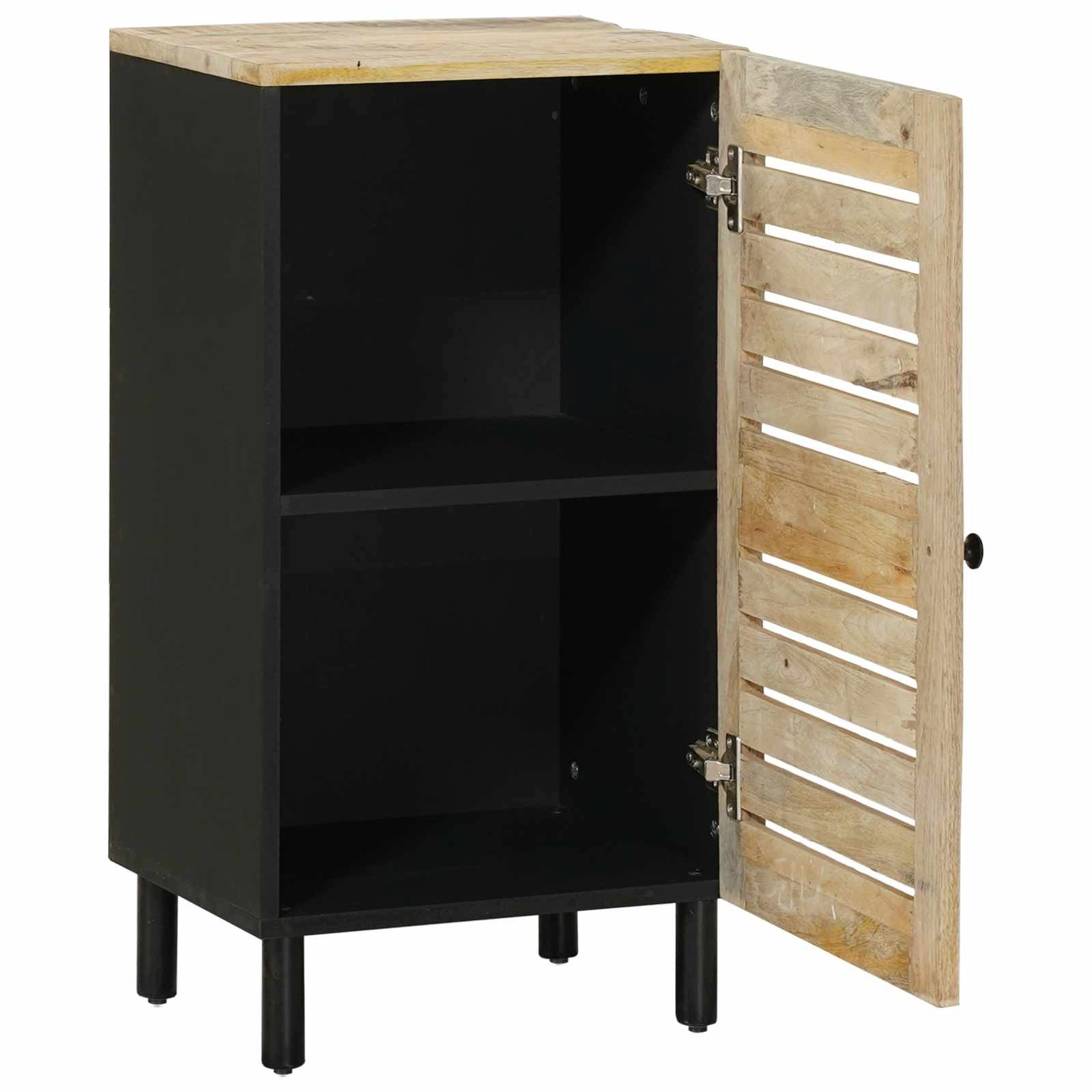 vidaXL Schranksystem Aufbewahrungsschrank Natur 40 x 33 x 75 cm Massivholz (1-St)