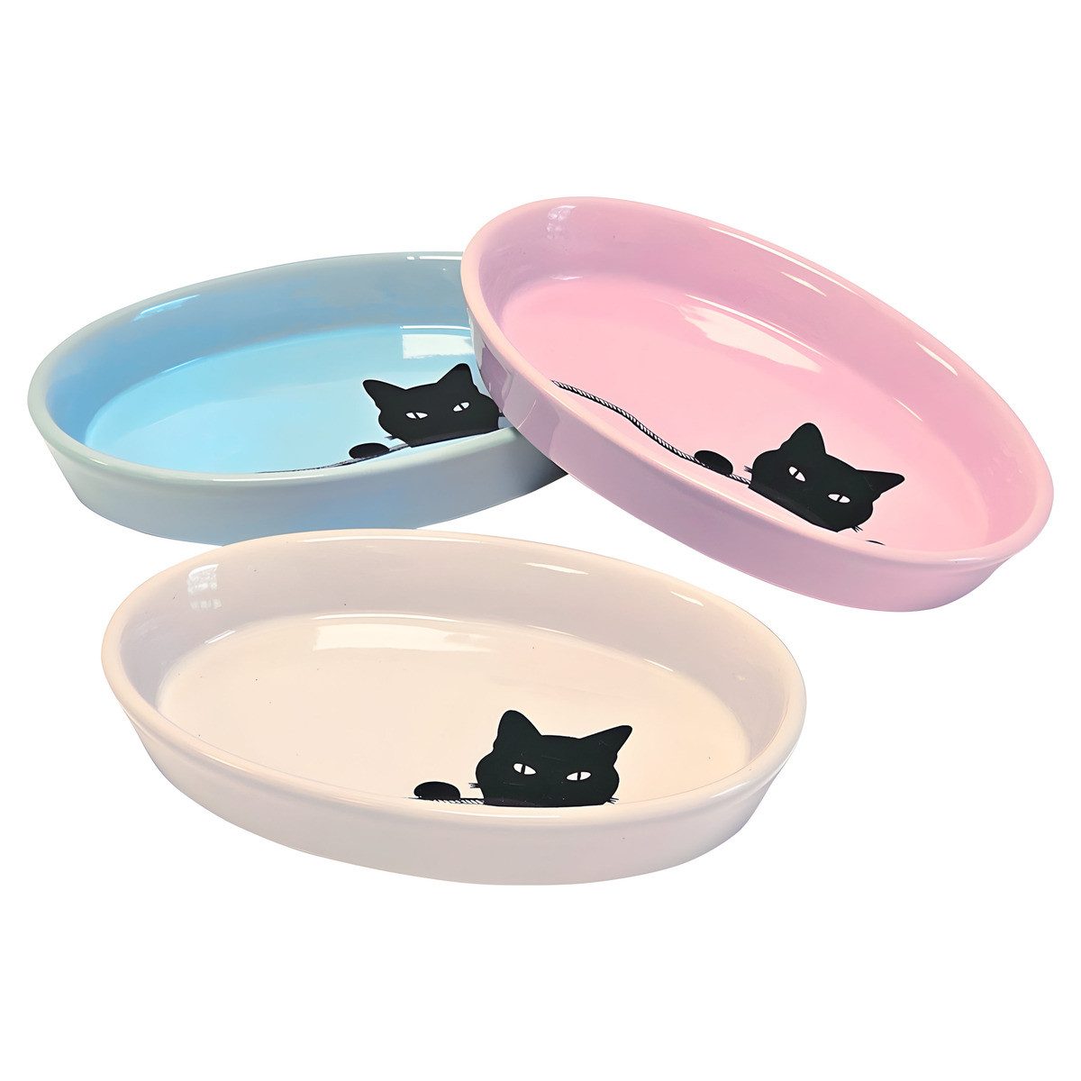 Nobby Futternapf Katzen Keramik-Napf Wilson beige