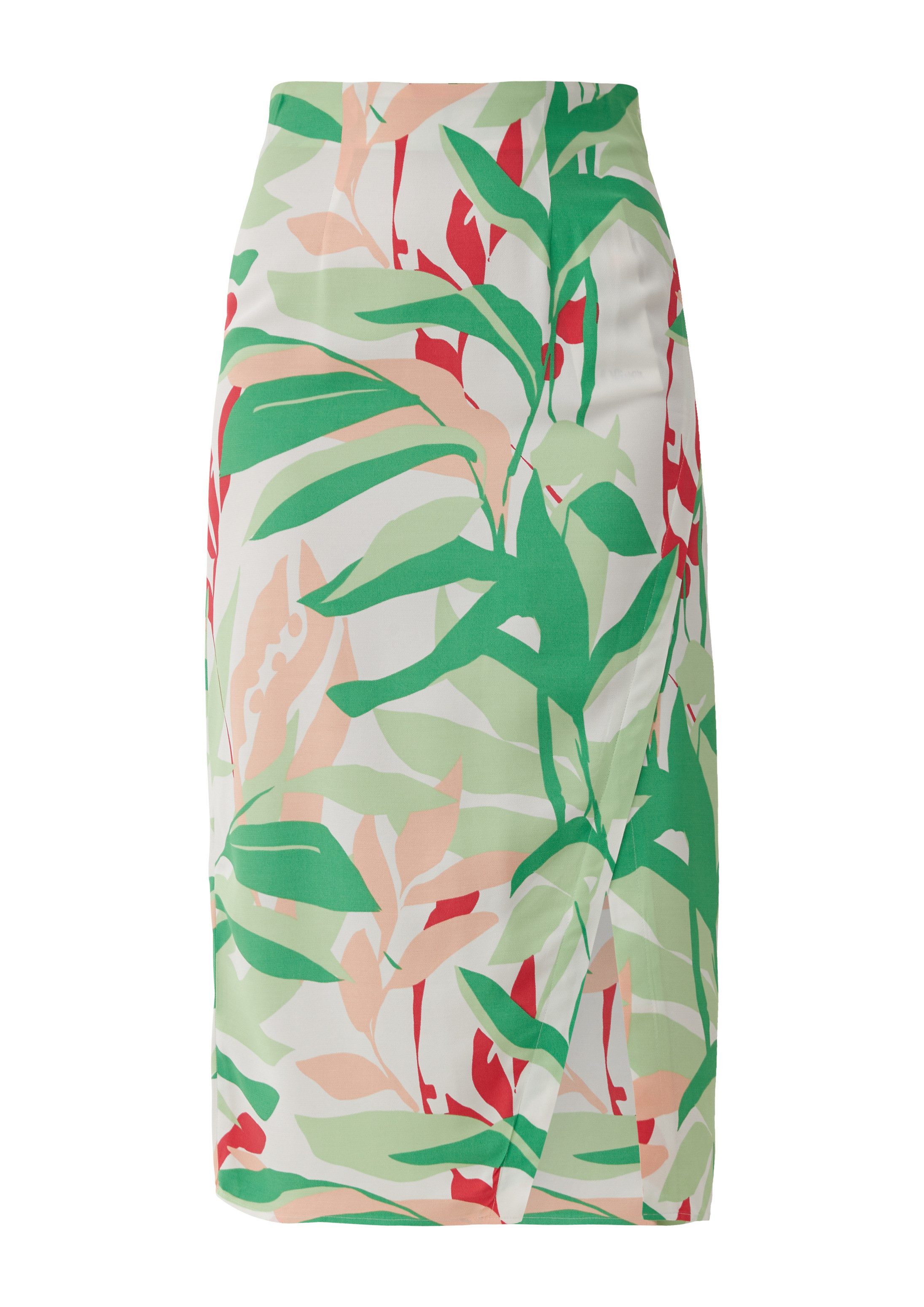 s.Oliver Midirock Rock Midi-Rock mit Allover-Print