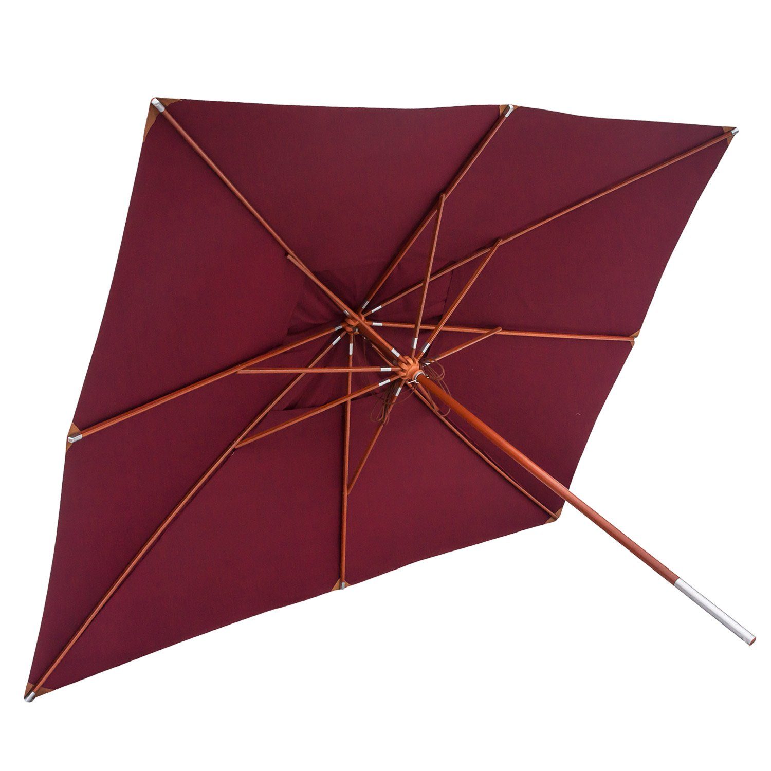 anndora-sonnenschirm Sonnenschirm 3x4 Meter Marktschirm rechteckig, günstig online kaufen