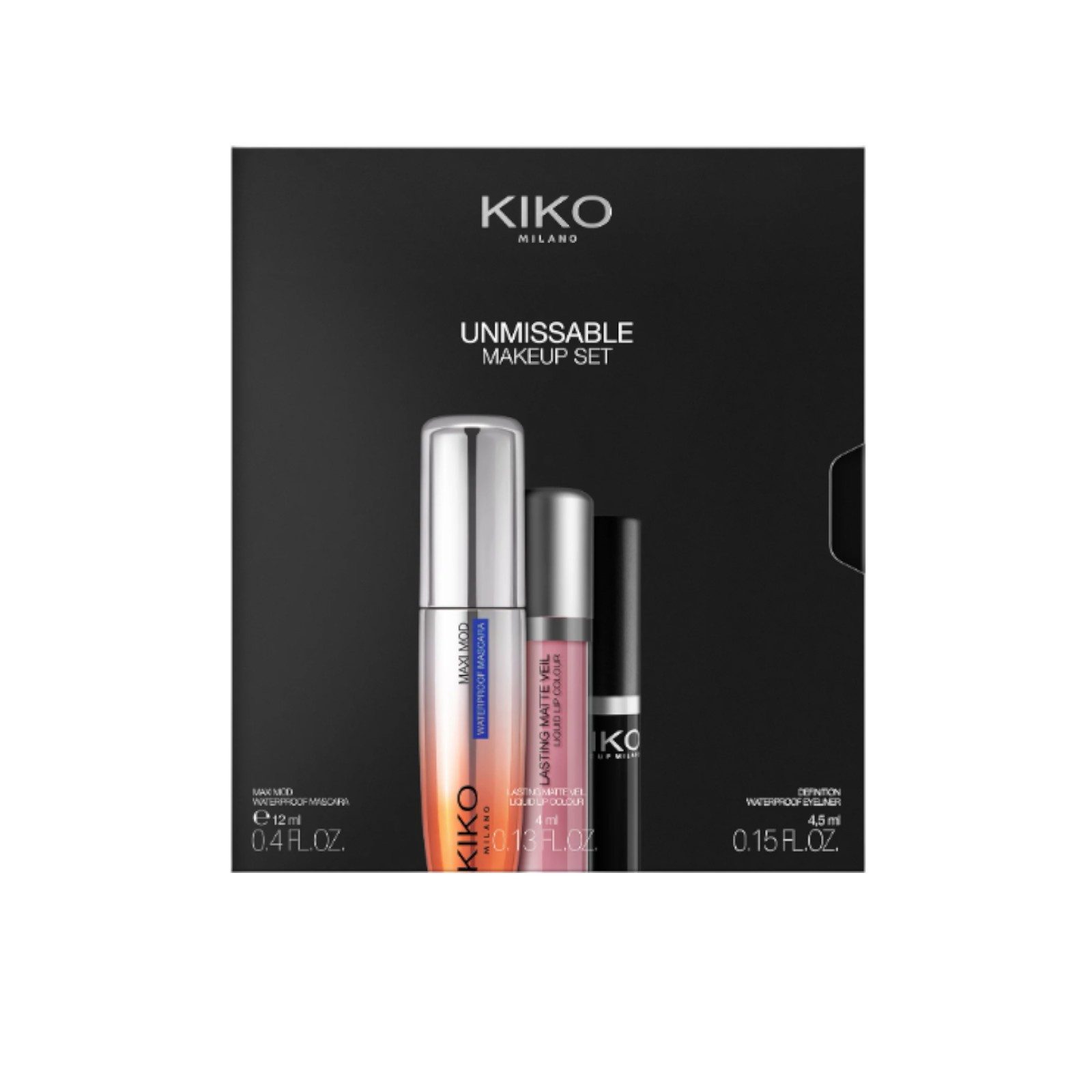 KIKO Milano Макияж глаз-Set UNMISSABLE MAKEUP SET - Make-up Set - pink & black, 3-tlg.