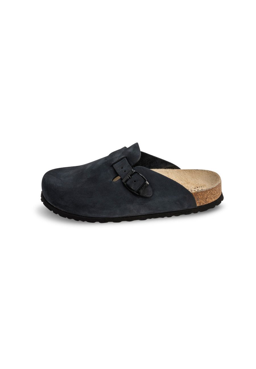 vitaform Unisexschuhe Clog Nubukleder Hausschuh