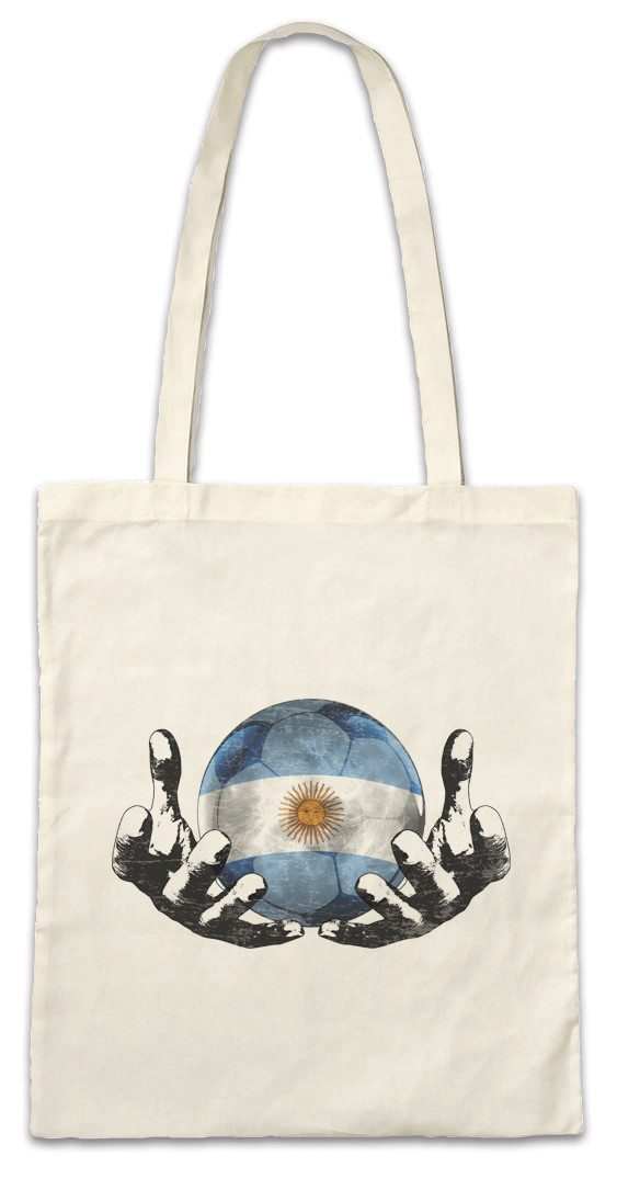Beuteltasche Argentina Football Magic Ball Stofftasche Argentinien Argentinisch