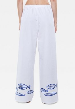 Mavi Stoffhose FISH PRINTED WOVEN PANTS Maviterranean Hose