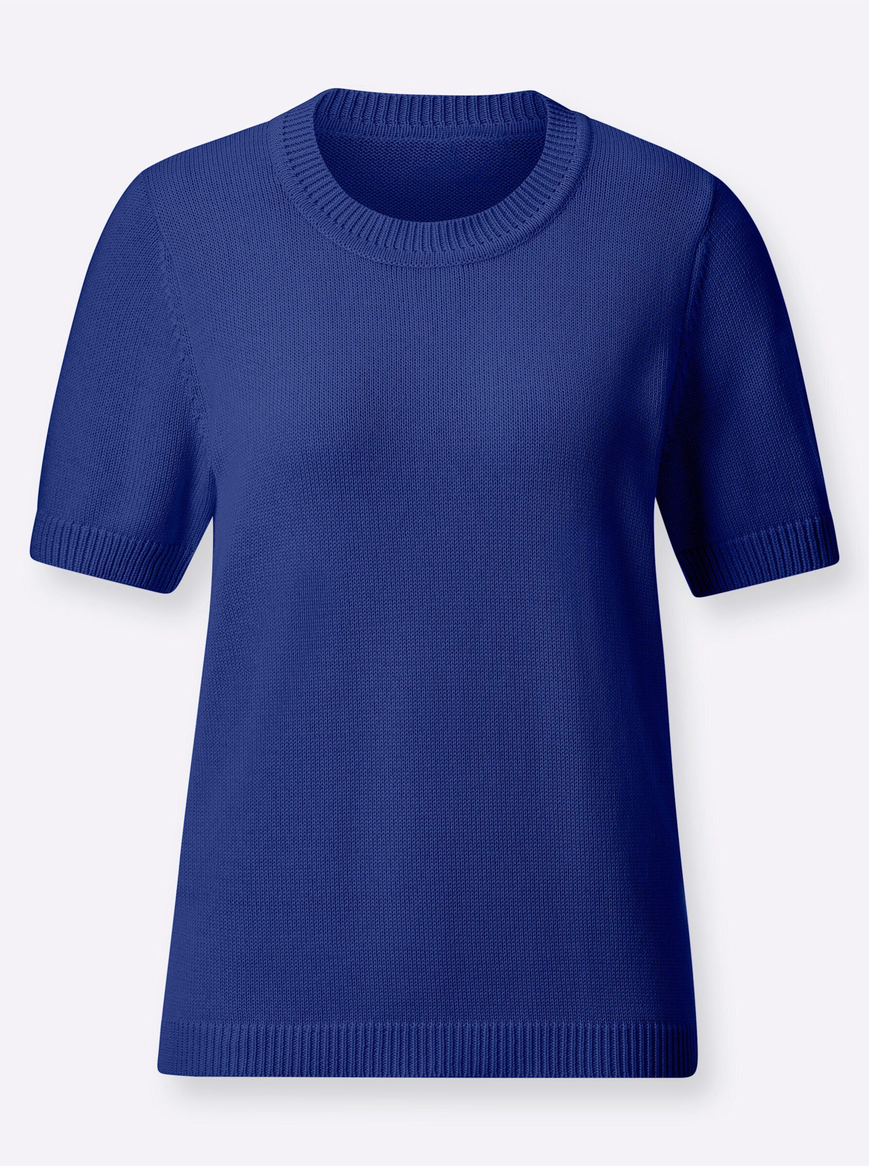 Witt Strickpullover Pullover Kurzarm Jersey