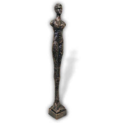 Aubaho Gartenfigur Skulptur Eisenfigur Frau Figur Statue Skulptur Antik-Stil Garten Garte