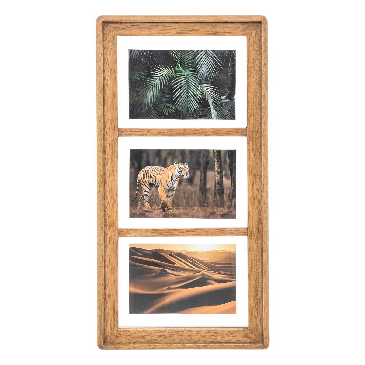 Atmosphera Créateur d'intérieur Bilderrahmen Multirahmen aus Holz ELIOTT, 3 x 10 x 15 cm, (einzeln)