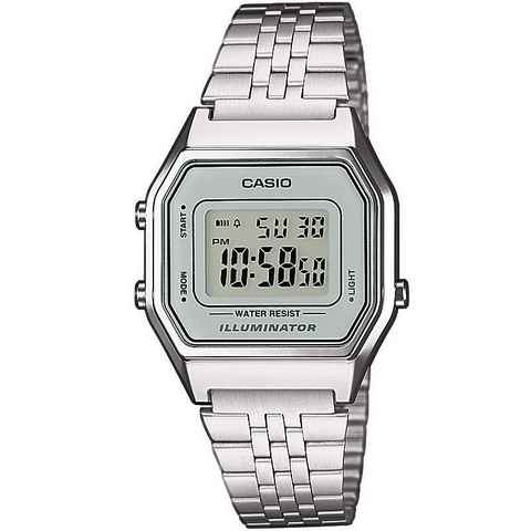 CASIO VINTAGE Chronograph LA680WEA-7EF, Quarzuhr, Armbanduhr, Damenuhr, digital, Datum, Stoppfunktion